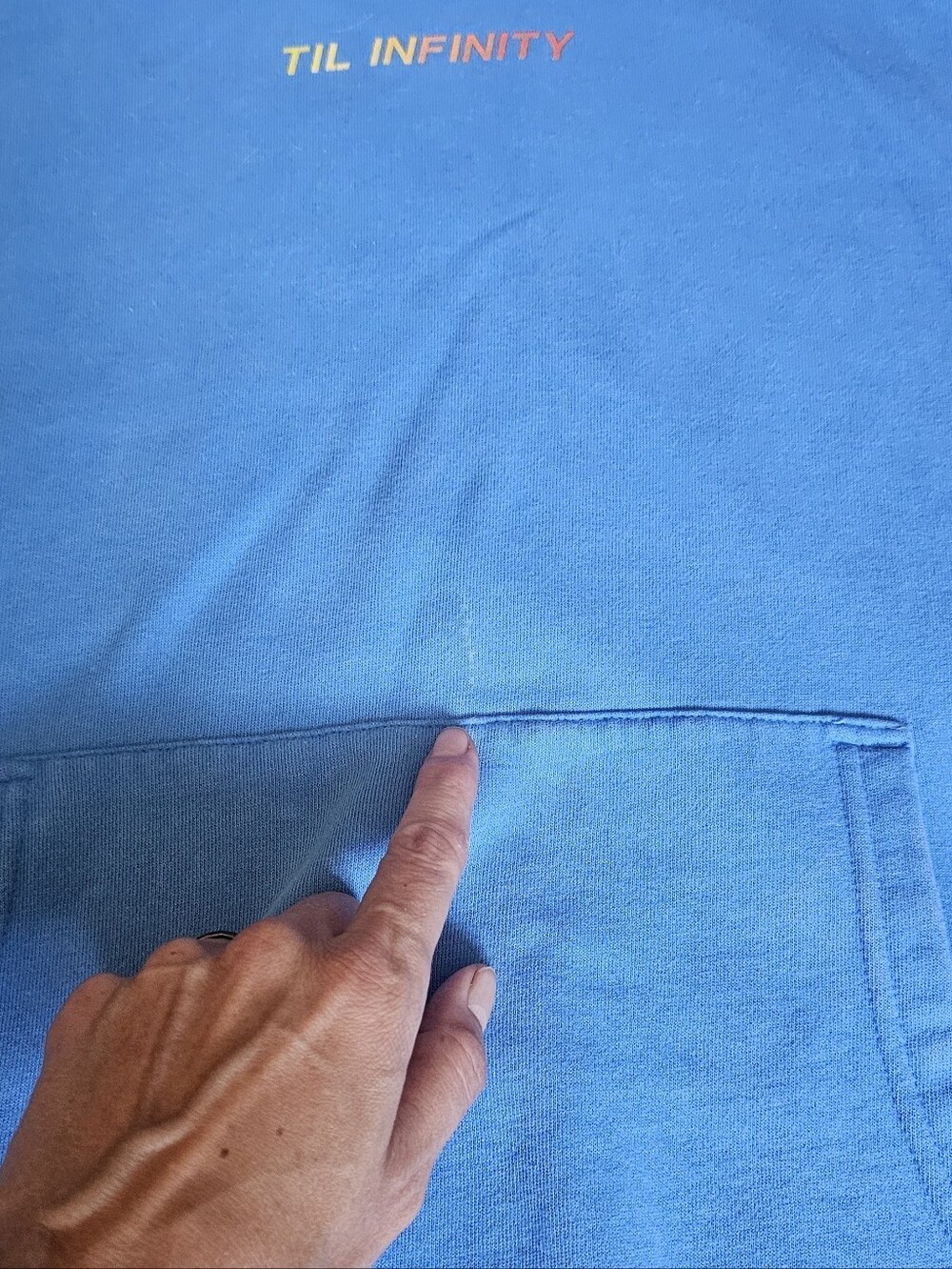 Mac Miller Blue 92 Till Infinity Hoodie - Picture 5 of 6